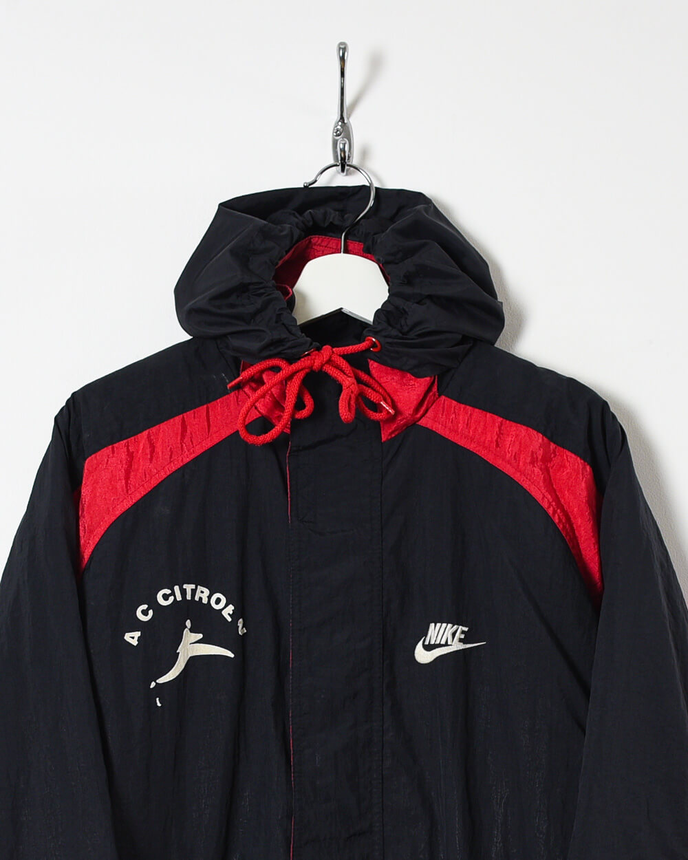 Black Nike Hooded Winter Coat -  Large