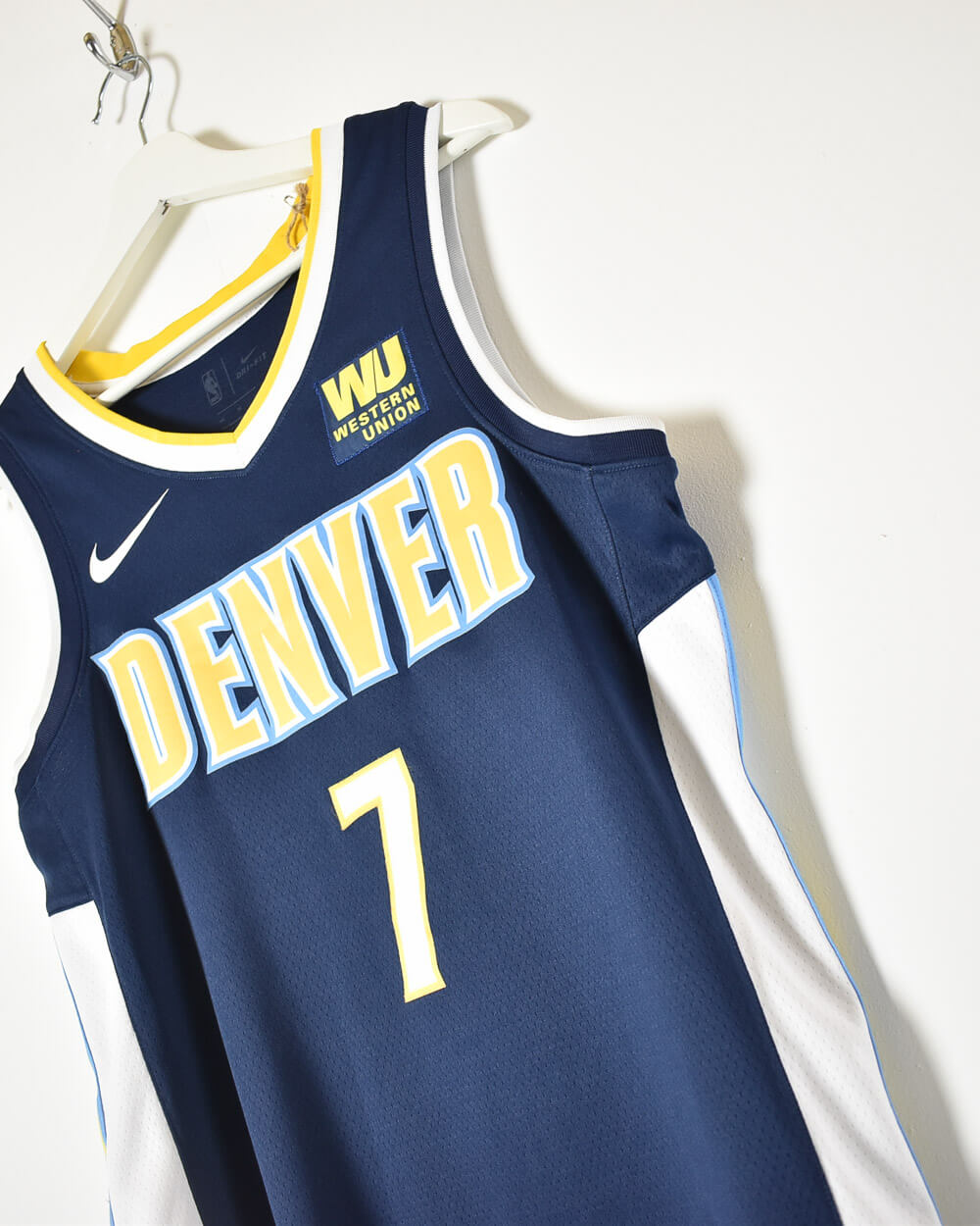 Navy Nike Denver Nuggets Lyers 7 Basketball Vest - Medium