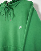 Green Nike Hoodie - X-Large