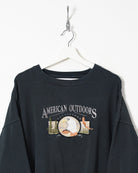 Black OVB American Outdoors Outfitters Sweatshirt - XX-Large