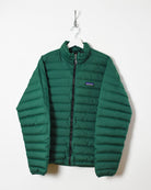 Green Patagonia Down Puffer Jacket - Medium