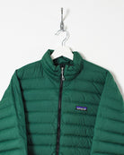 Green Patagonia Down Puffer Jacket - Medium