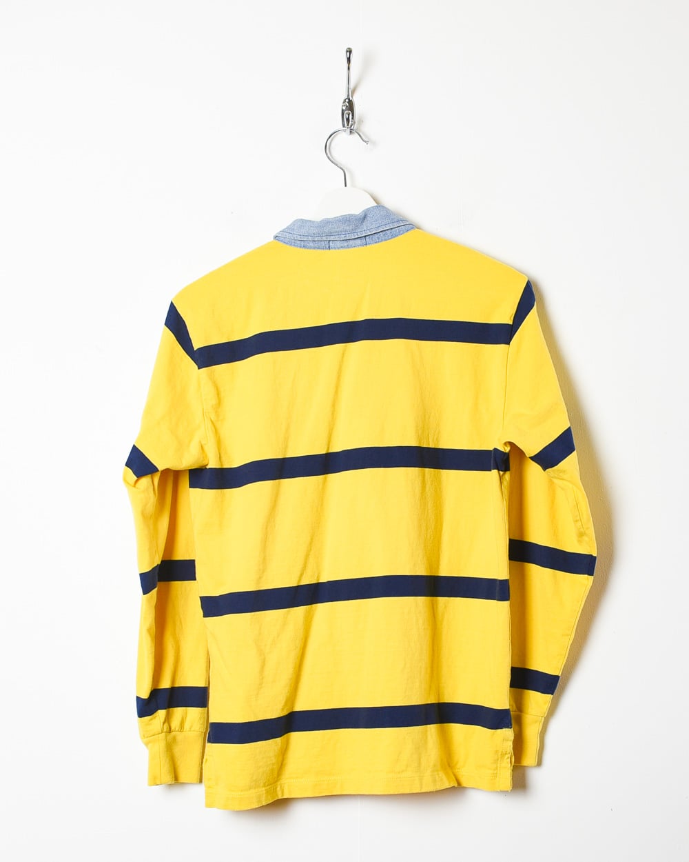 Yellow Polo Ralph Lauren Rugby Shirt - Medium Women's