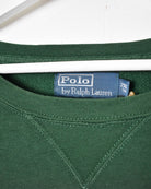 Green Polo Ralph Lauren Sweatshirt - XX-Large