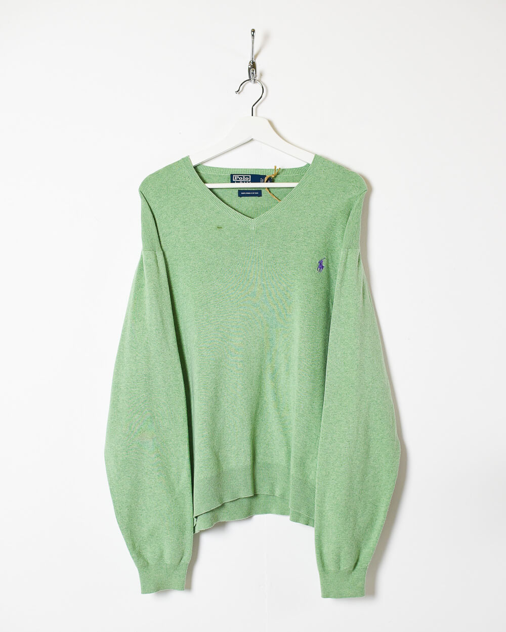 Green Ralph Lauren Knitted Sweatshirt - Large