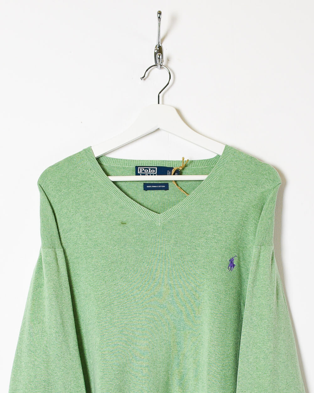 Green Ralph Lauren Knitted Sweatshirt - Large