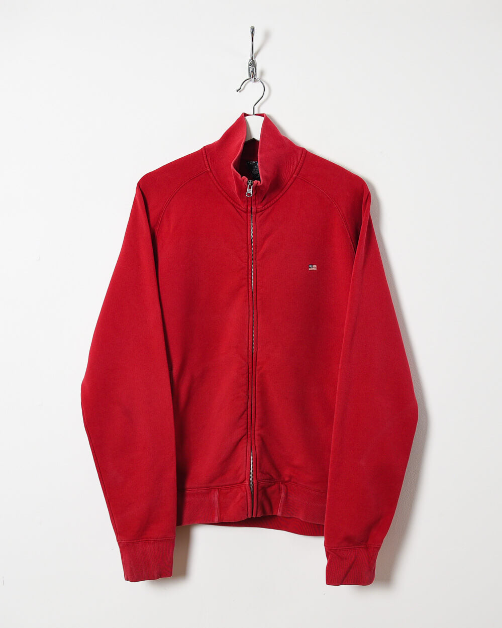 Red Ralph Lauren Polo Jeans Zip-Through Sweatshirt - Medium