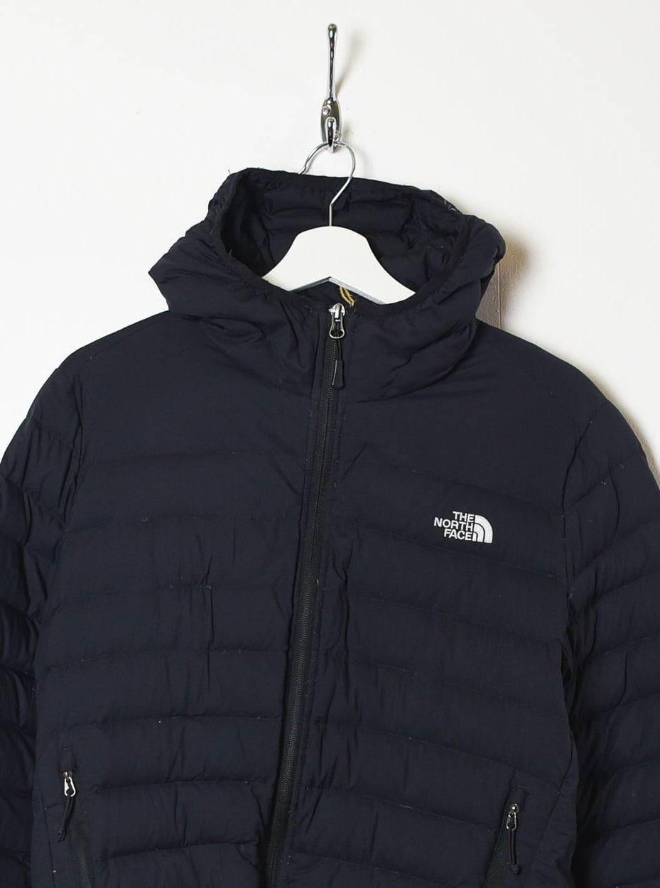 Black The North Face Women's Hooded Down Puffer Jacket - Large 