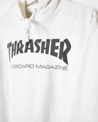 White Thrasher Magazine Hoodie - Small