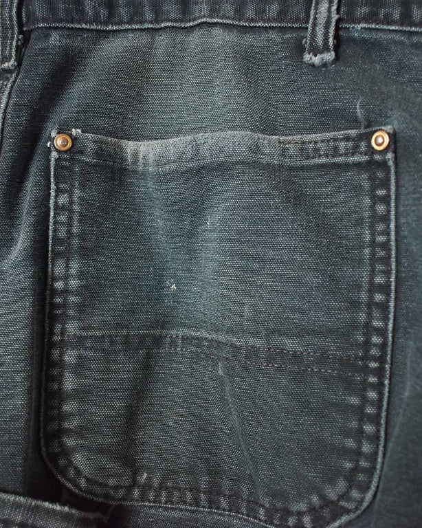 Black Carhartt Double Knee Carpenter Jeans - W40 L32