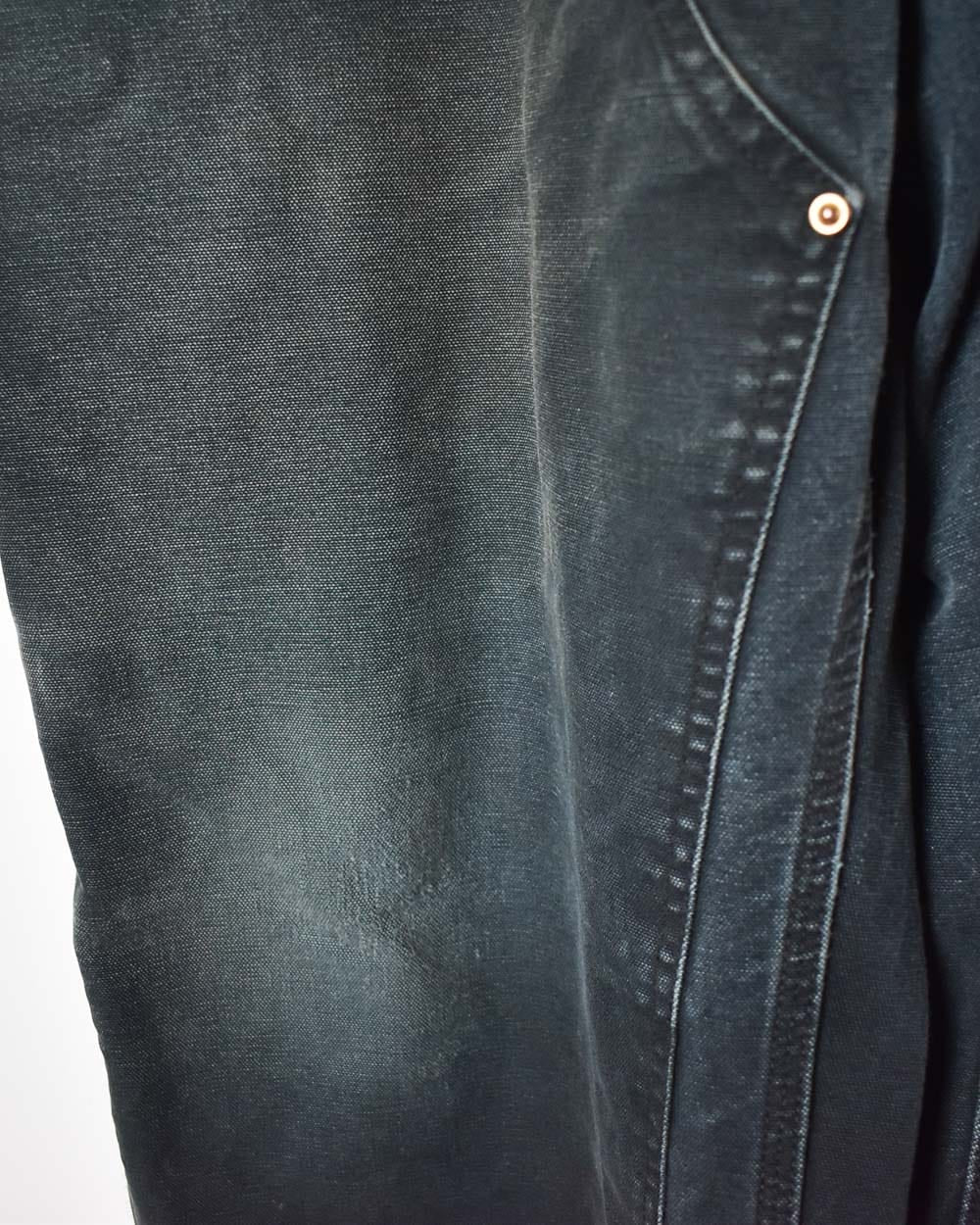 Black Carhartt Double Knee Carpenter Jeans - W40 L32