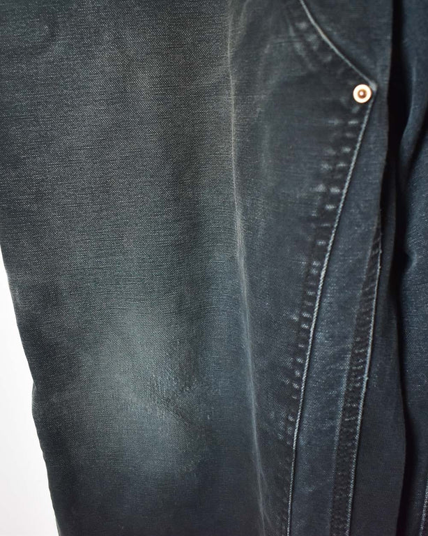Black Carhartt Double Knee Carpenter Jeans - W40 L32