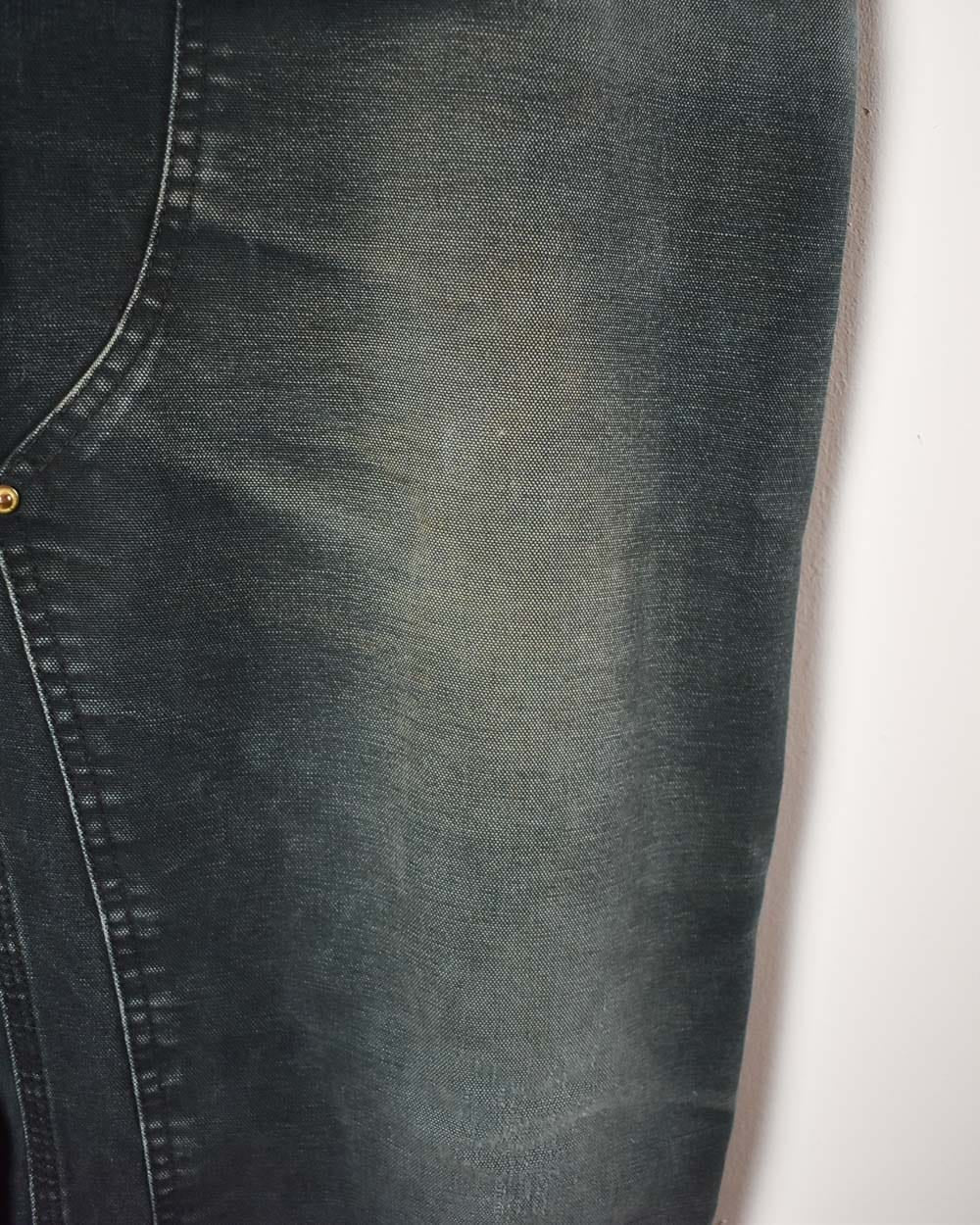 Black Carhartt Double Knee Carpenter Jeans - W40 L32