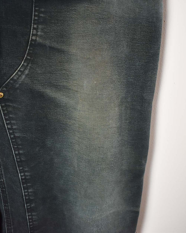 Black Carhartt Double Knee Carpenter Jeans - W40 L32