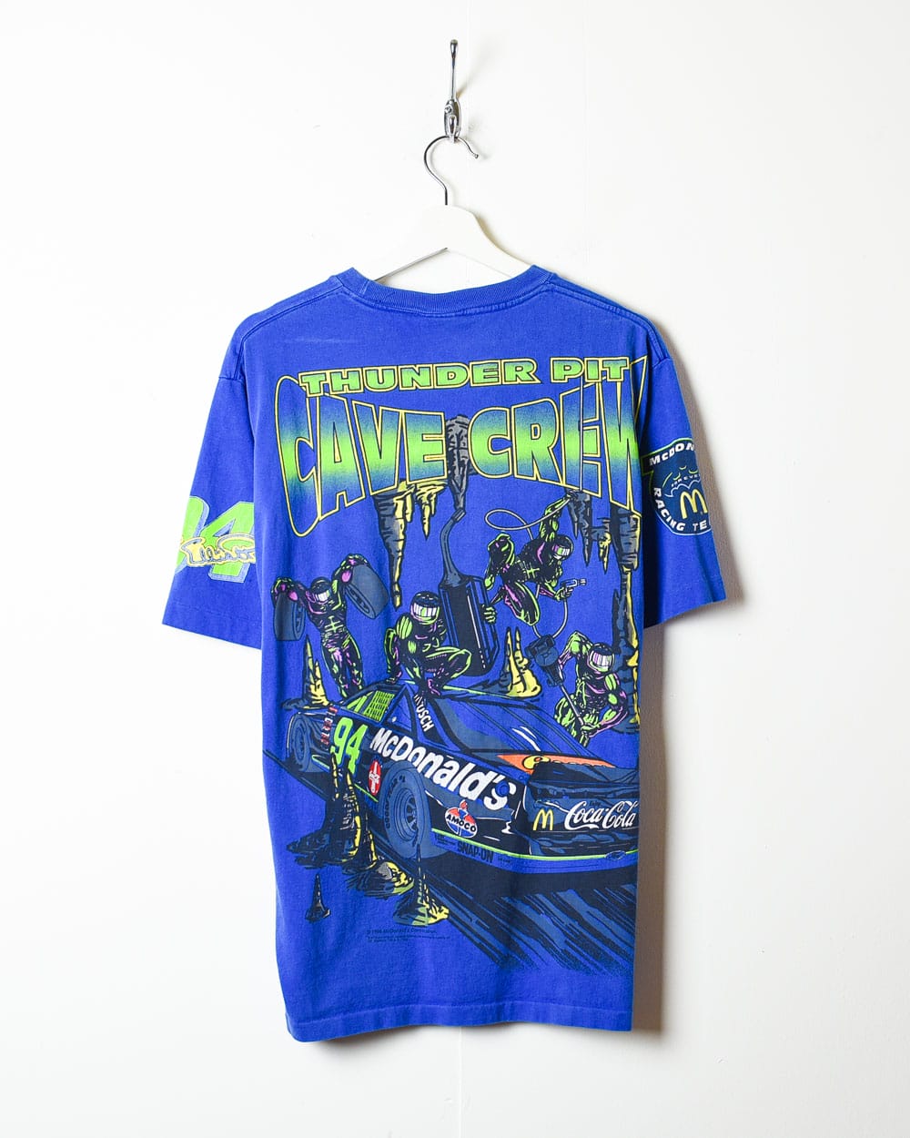 Blue Nascar Thundercat Billy Elliot Single Stitch T-Shirt - Large