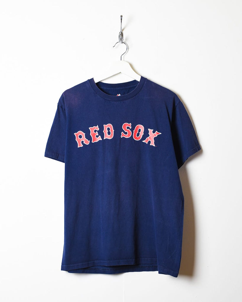Majestic Boston Red Sox Polo Shirt Navy Blue Men’s Sz S
