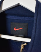 Navy Nike 1/4 Zip Sweatshirt - X-Large