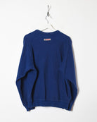 Navy Nike Corduroy Sweatshirt - Small