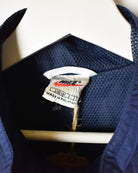 Navy Nike Windbreaker Jacket - Large Women's