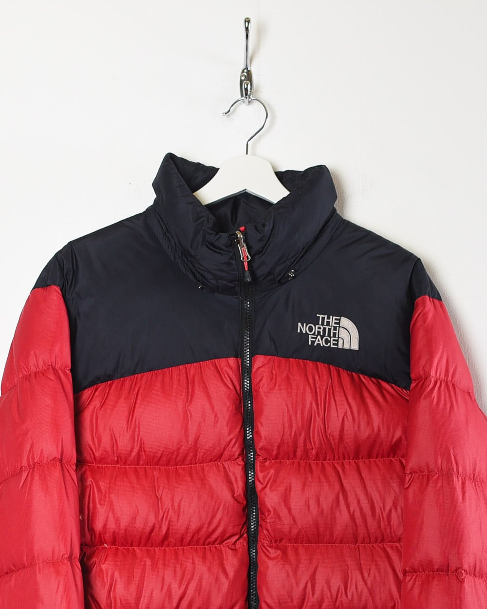 Red The North Face Nuptse 700 Down Puffer Jacket - Medium