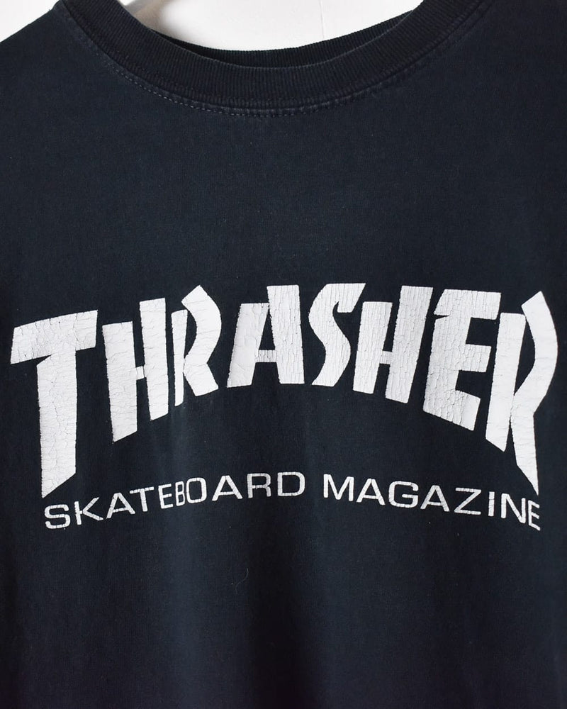 Black Thrasher Long Sleeved T-Shirt - Medium