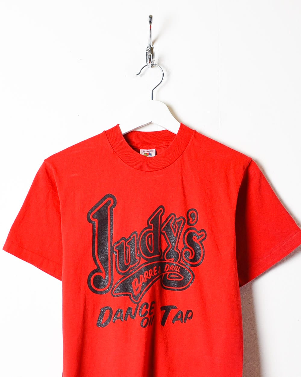 Red Judy's Barre & Drill Dance On Tap Single Stitch T-Shirt - X-Small