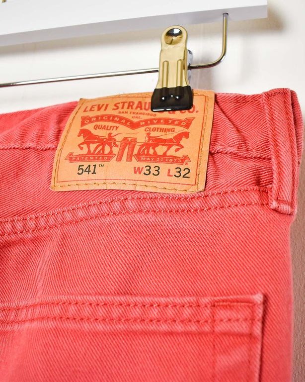 Red Levi's 541 Jeans - W33 L32