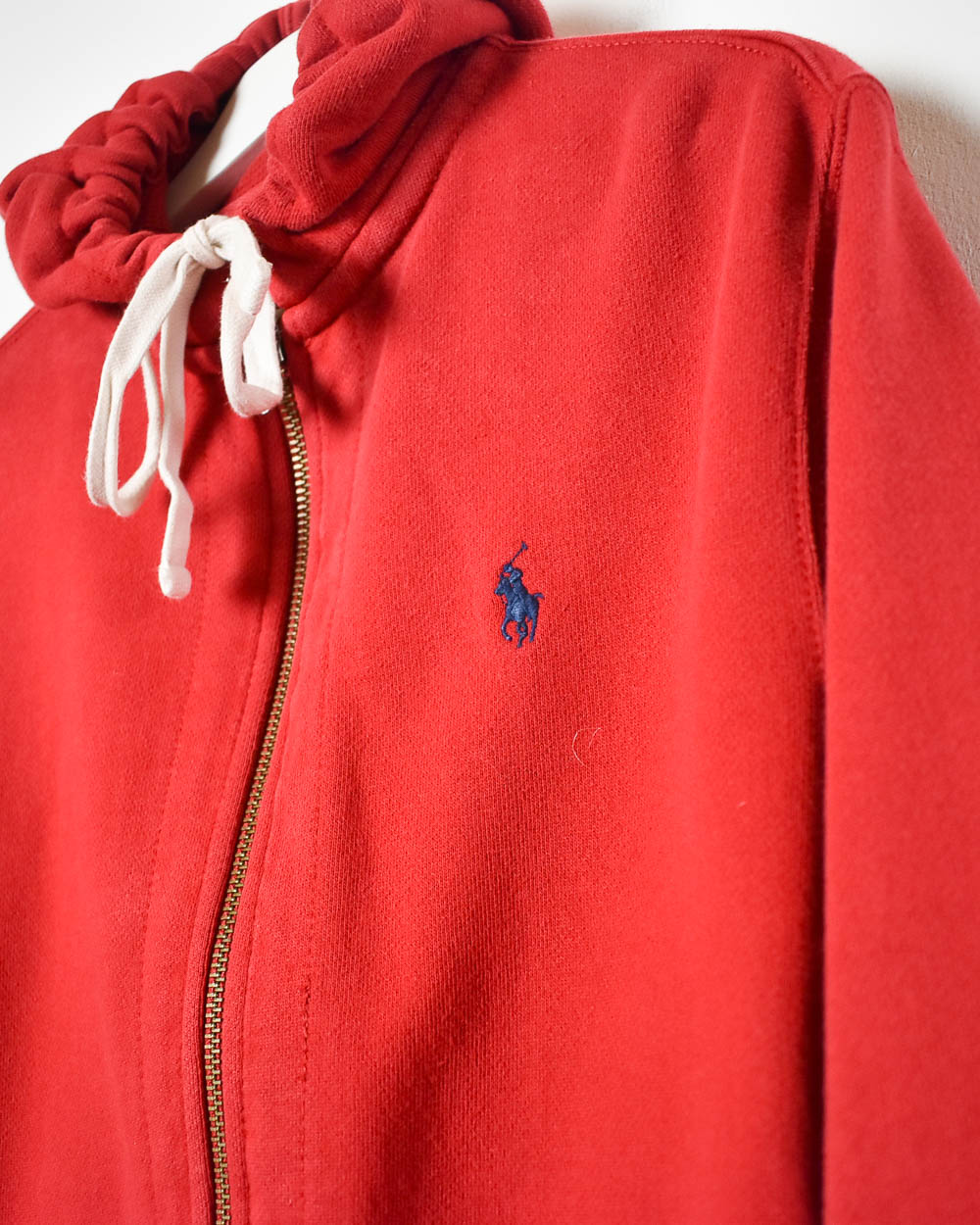 Polo Ralph Lauren Jeans Red Zip Hoodie - 5 Star Vintage