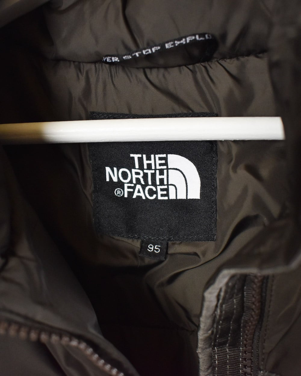 Grey The North Face Nuptse 700 Down Puffer Jacket - Medium