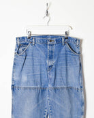 Blue Dickies Double Knee Jeans - W38