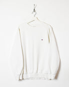 White Tommy Hilfiger Sweatshirt - Medium
