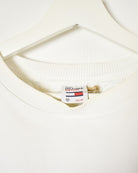 White Tommy Hilfiger Sweatshirt - Medium