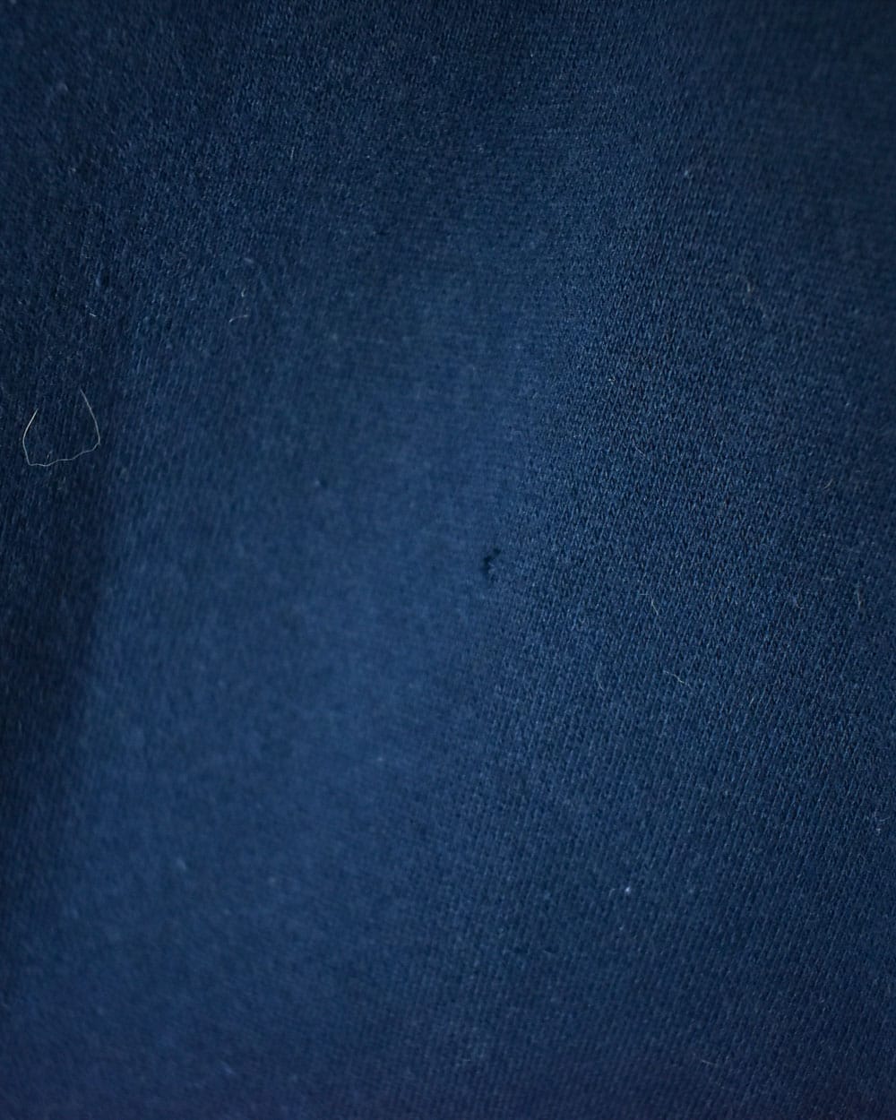 Navy Adidas Zip-Through Sweatshirt - Small
