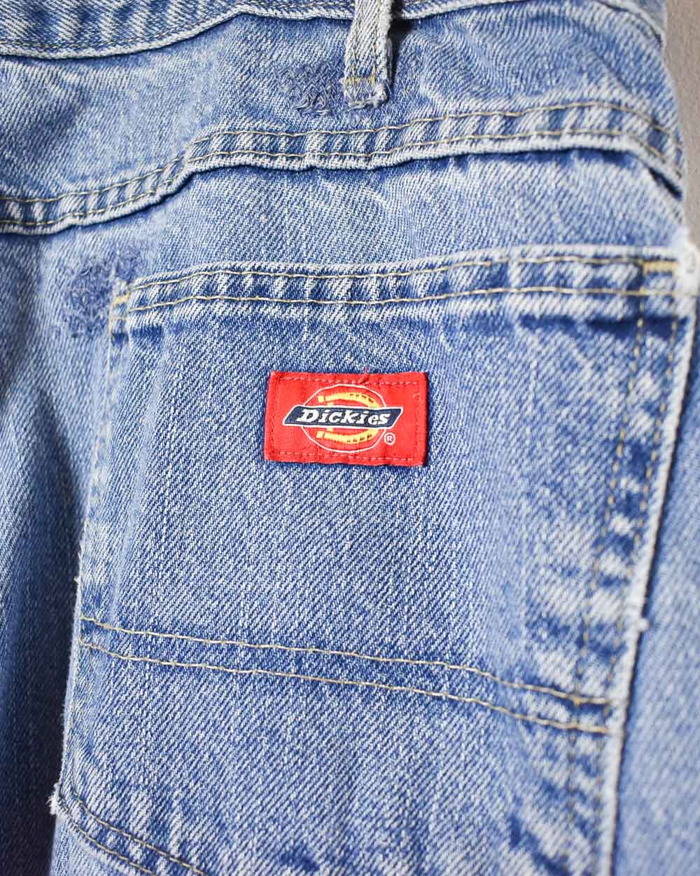 Blue Dickies Double Knee Jeans - W38