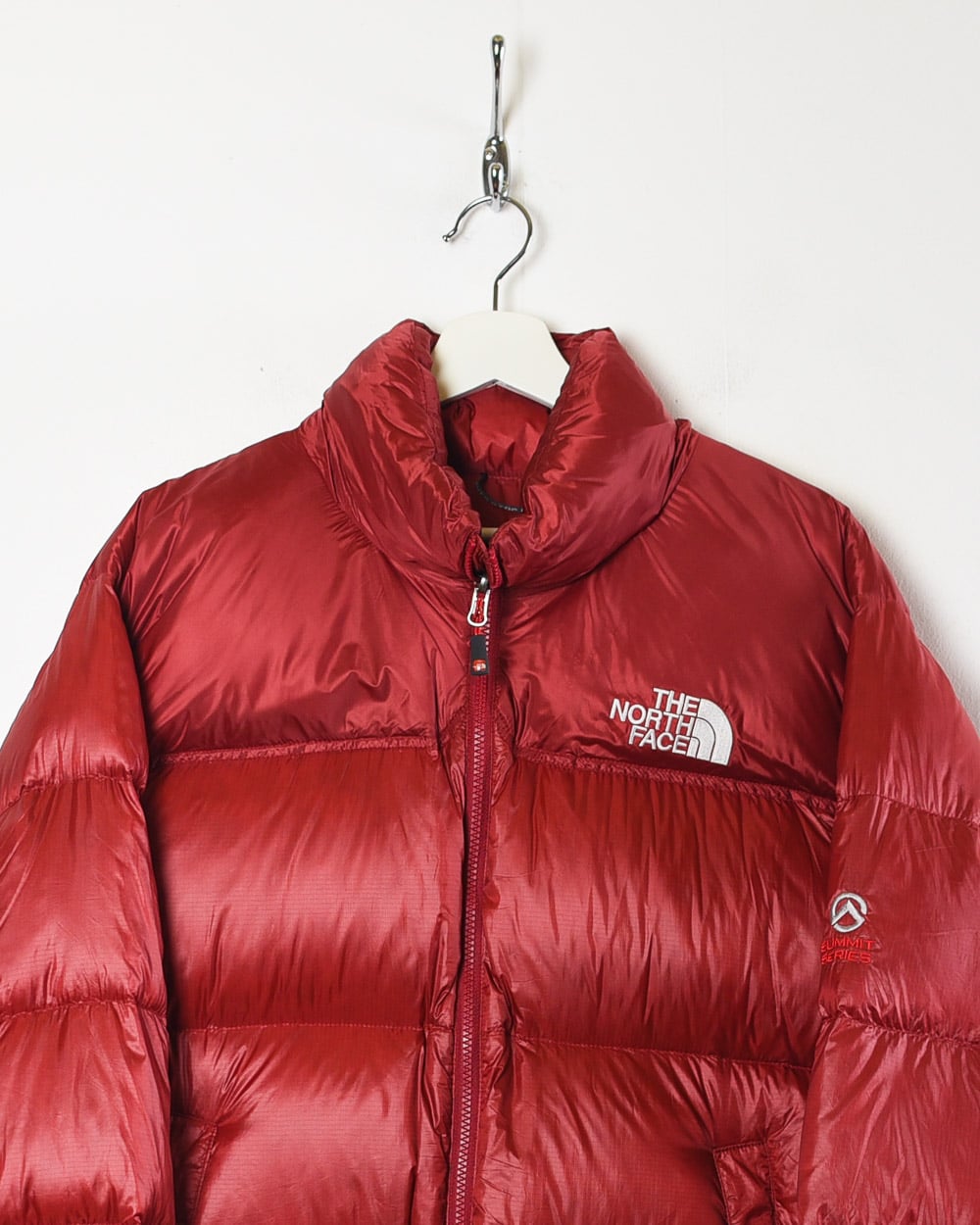 Red The North Face Summit Series 850 SE Down Puffer Jacket - Medium