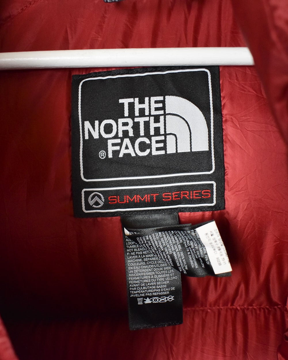 Red The North Face Summit Series 850 SE Down Puffer Jacket - Medium