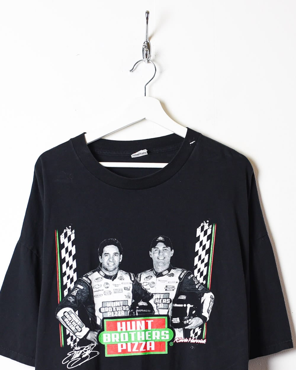 Black Nascar Hunt Brothers Pizza Racing T-Shirt - XX-Large