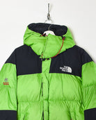 Green The North Face Summit Series Windstopper 700 Down Puffer Jacket - Large