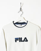 White Fila Sweatshirt - Small