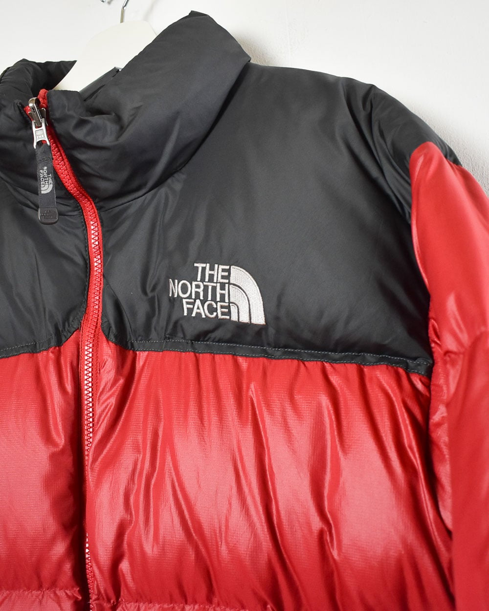 Red The North Face Nuptse 700 Down Puffer Jacket - Large