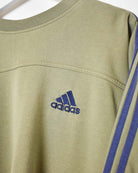 Khaki Adidas Sweatshirt - Large
