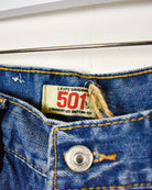 Blue Levi's 501 Jeans - W32 L30