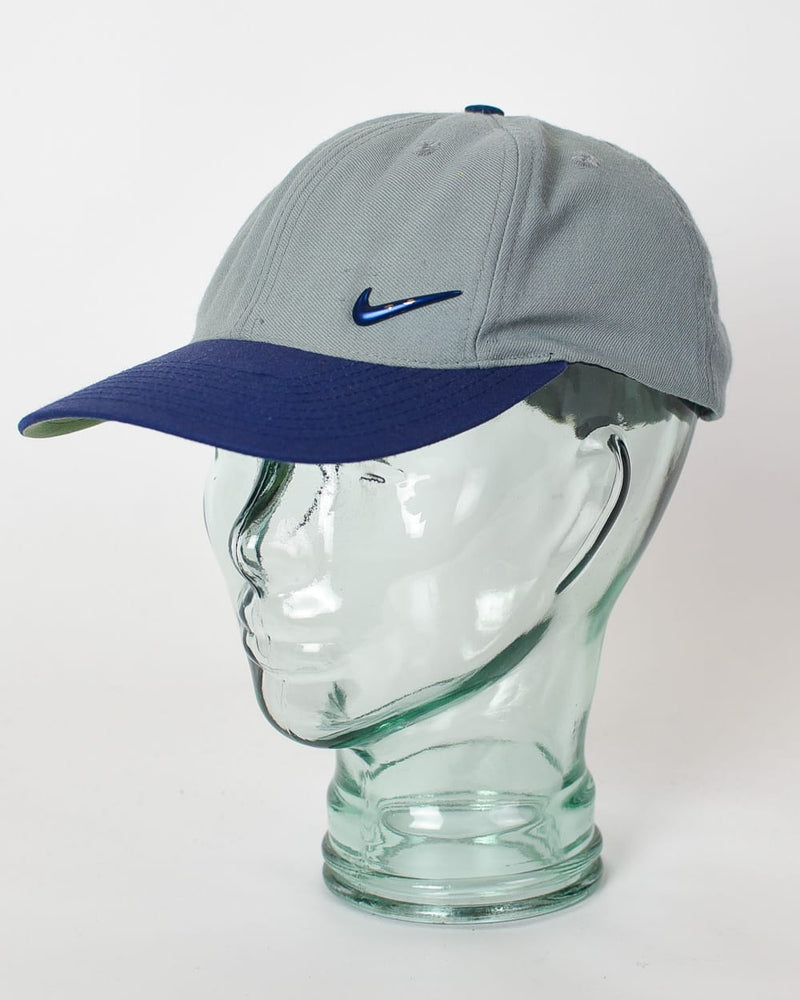 Grey Nike Metal Swoosh Cap