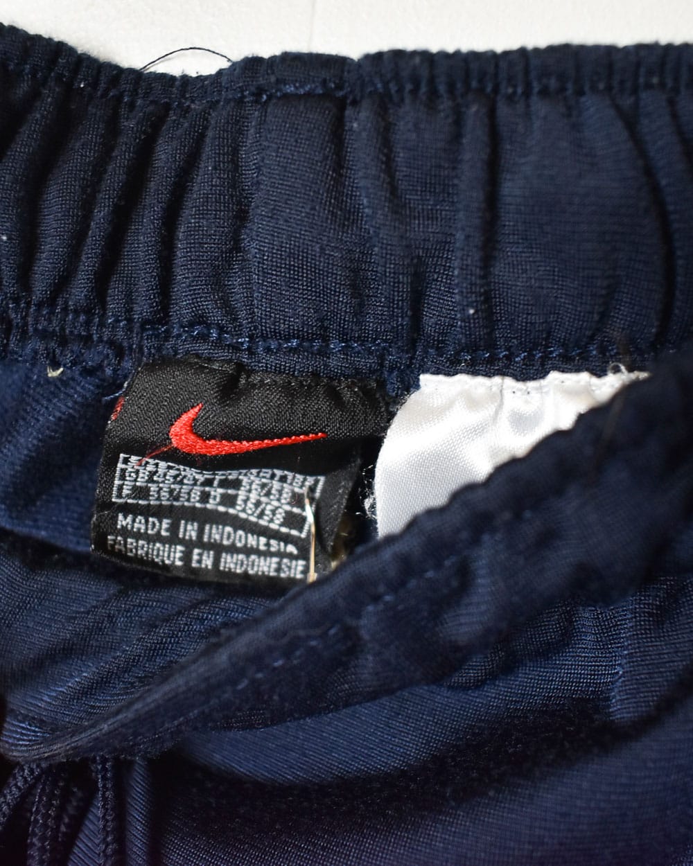Navy Nike Tracksuit Bottoms - Large
