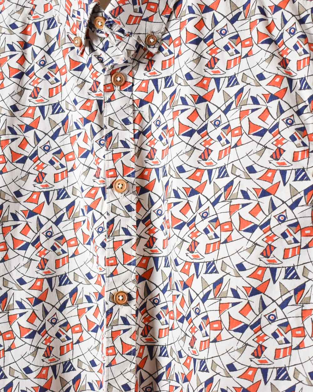 Multicolour Patterned All-Over Print Shirt - Medium