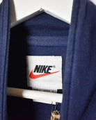 Navy Nike 1/4 Zip Sweatshirt - Large