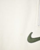 Neutral Nike 1/4 Hoodie - Large Women's