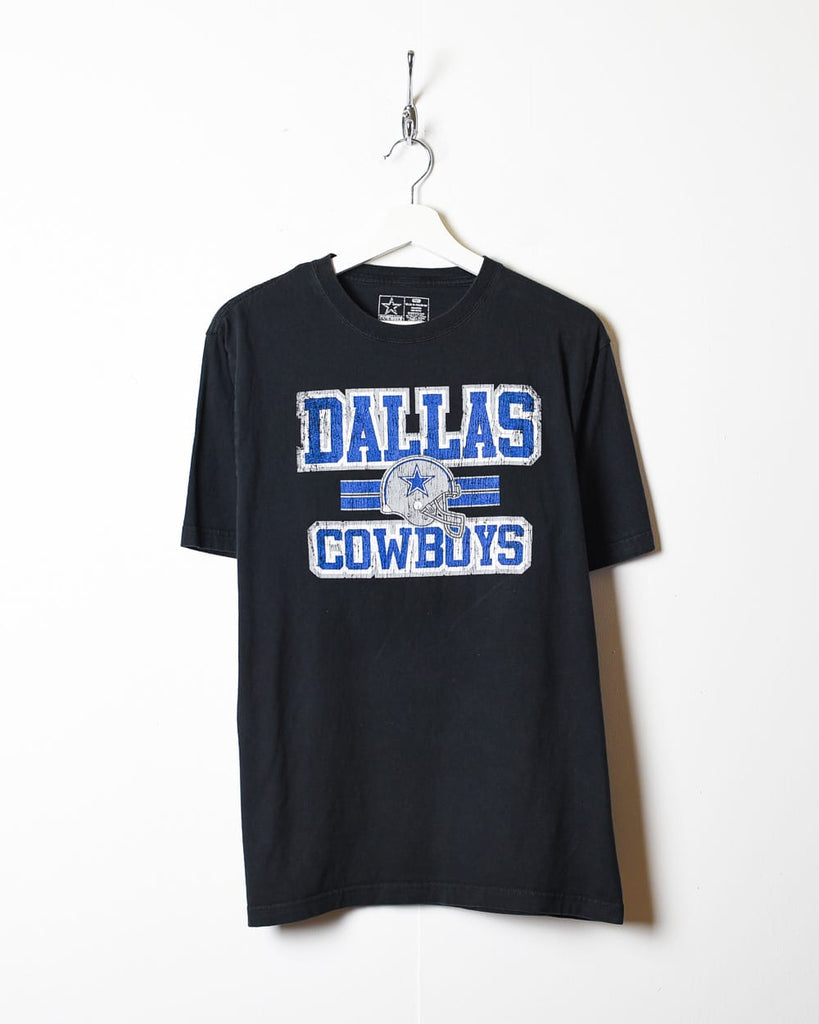 Vintage 00s Black Dallas Cowboys T-Shirt - Small Cotton– Domno Vintage