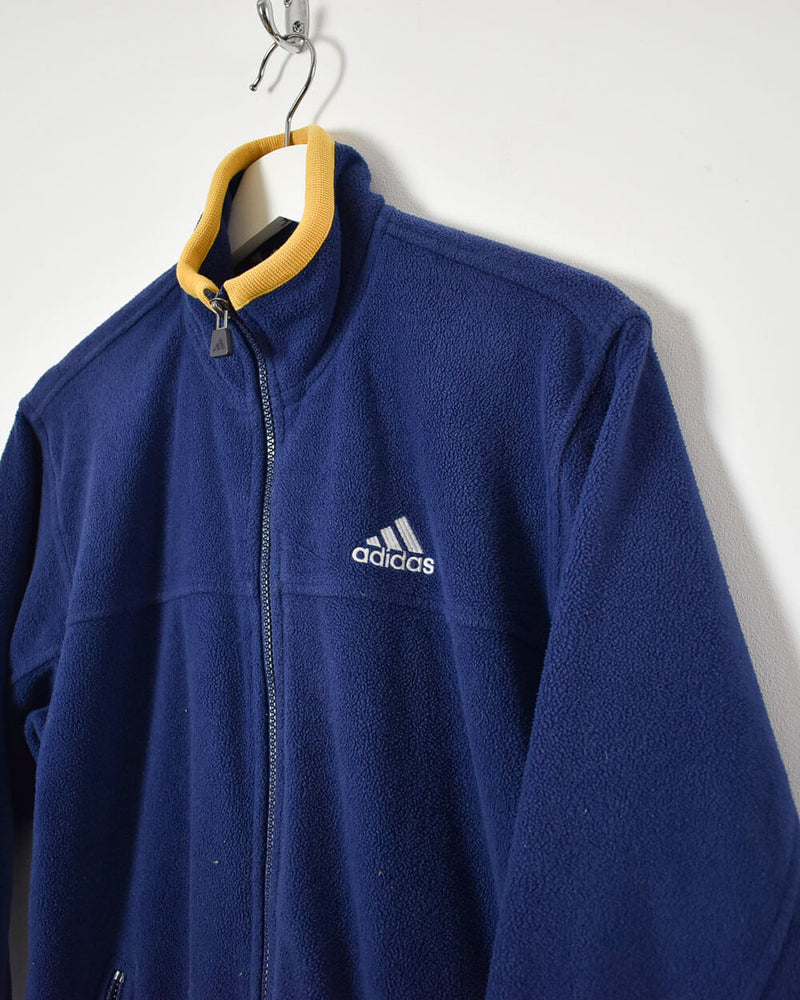 Adidas Zip-Through Fleece - X-Small - Domno Vintage 90s, 80s, 00s Retro and Vintage Clothing 