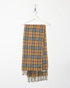 Neutral Burberry Lambswool Scarf